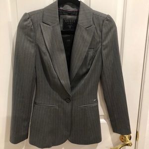 Guess puff sleeve blazer suit jacket size XS Vintage Y2k